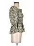 Max Studio 100% Polyester Green 3/4 Sleeve Blouse Size S - photo 4