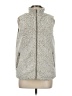 Thread & Supply 100% Polyester Gray Faux Fur Vest Size M - photo 1