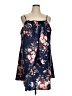 Cellabie 100% Polyester Floral Blue Casual Dress Size XL - photo 1