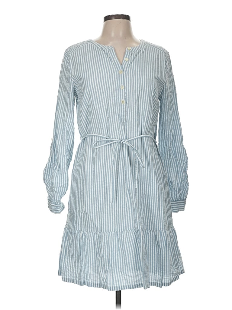 Pre-owned Ann Taylor Loft Casual Dress In Blue