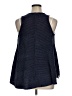 Belle Du Jour 100% Polyester Blue Cardigan Size XL - photo 2
