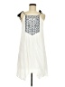 Freeway 100% Rayon Ivory Casual Dress Size M - photo 1