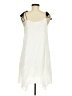 Freeway 100% Rayon Ivory Casual Dress Size M - photo 2