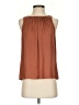 Current Air 100% Polyester Brown Sleeveless Blouse Size XS - photo 1