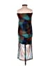 Assorted Brands Graphic Teal Blue Cocktail Dress Size S - photo 2