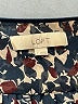 Ann Taylor LOFT 100% Polyester Animal Print Silver Long Sleeve Blouse Size L - photo 7