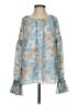 J.Crew 100% Polyester Blue Long Sleeve Blouse Size S - photo 1
