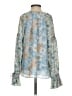 J.Crew 100% Polyester Blue Long Sleeve Blouse Size S - photo 2