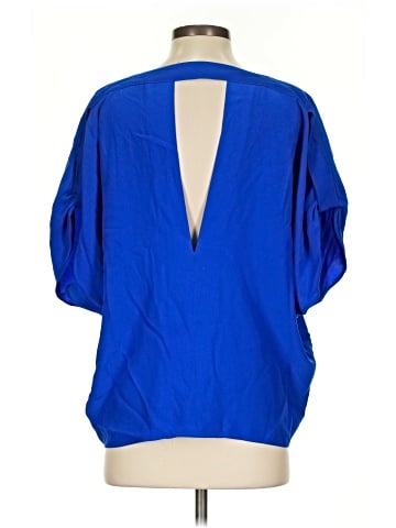 Alexis Short Sleeve Silk Top (view 2)