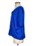 Alexis 100% Silk Blue Short Sleeve Silk Top Size S - photo 5