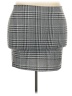 Find Me Houndstooth Gray Casual Skirt Size 3X - photo 1