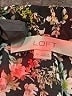 Ann Taylor LOFT 100% Polyester Floral Black Long Sleeve Blouse Size M - photo 7