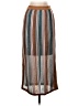Suboo Stripes Brown Casual Skirt Size S - photo 2