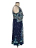 Donna Morgan Paisley Blue Cocktail Dress Size 6 - photo 4
