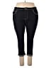 Assorted Brands Chevron-herringbone Black Jeggings Size 22 - photo 1