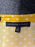 Adrienne Vittadini Polka Dots Yellow 3/4 Sleeve Blouse Size XL - photo 7