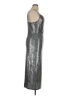 Bebe Metallic Silver Cocktail Dress Size XL - photo 4