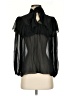 J.Crew Collection 100% Polyester Black 3/4 Sleeve Blouse Size S - photo 1