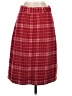 Kling Plaid Red Formal Skirt Size 2 - photo 2
