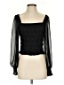 Express Black Long Sleeve Blouse Size S - photo 1