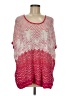 BCBGMAXAZRIA Chevron-herringbone Pink Poncho One size - photo 1