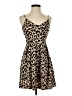 Soprano Animal Print Tan Casual Dress Size S - photo 1