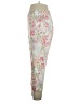 Jijil Floral Pink Linen Pants Size L - photo 5