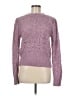 Astr Hearts Purple Pullover Sweater Size M - photo 1