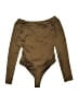 PrettyLittleThing Brown Bodysuit Size 10 - photo 2