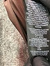 M&S 100% Polyester Houndstooth Black Formal Skirt Size 6R - photo 5