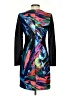 Maia Graphic Black Cocktail Dress Size 4 - photo 2