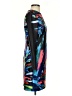 Maia Graphic Black Cocktail Dress Size 4 - photo 4