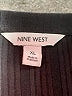 Nine West Solid Black Cocktail Dress Size XL - photo 7