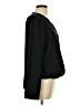 Remade 100% Polyester Black Long Sleeve Blouse Size L - photo 4
