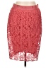 Ann Taylor 100% Polyester Red Formal Skirt Size 12 - photo 1