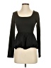 Francesca's Black Long Sleeve Top Size XS - photo 1