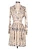 Zimmermann 100% Silk Paisley Ivory Tan Cocktail Dress Size XS (estimated) - photo 1
