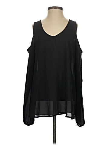 a.n.a. A New Approach Long Sleeve Blouse (view 1)