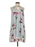 Peach Love 100% Polyester Floral Gray Casual Dress Size S - photo 1