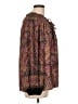 Kobi Halperin 100% Polyester Paisley Brown Long Sleeve Blouse Size L - photo 4