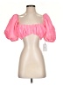 LPA Pink Short Sleeve Blouse Size S - photo 1