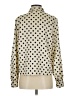 Shein 100% Polyester Polka Dots Ivory Long Sleeve Blouse Size 4 - photo 2