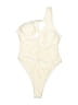 Unbranded Solid Ivory One Piece Swimsuit Size M - photo 1