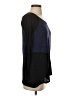 DKNY Jeans Blue Black Long Sleeve Top Size S - photo 4