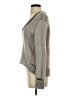 Duffy Metallic Silver Wool Pullover Sweater Size S - photo 5