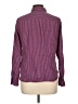 Talbots Checkered-gingham Burgundy Long Sleeve Button-Down Shirt Size 12 - photo 2