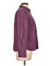 Talbots Checkered-gingham Burgundy Long Sleeve Button-Down Shirt Size 12 - photo 4