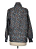 Lady Arrow 100% Polyester Paisley Blue Long Sleeve Blouse Size XXL (estimated) - photo 2
