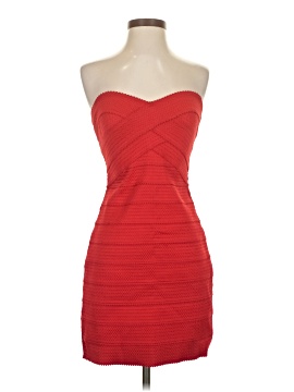 open lace back dress Red Charmeuse Express Spaghetti Mid-Length Dress – Arabella Bridal