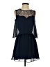 BCBGeneration 100% Polyester Solid Blue Cocktail Dress Size XS - photo 1